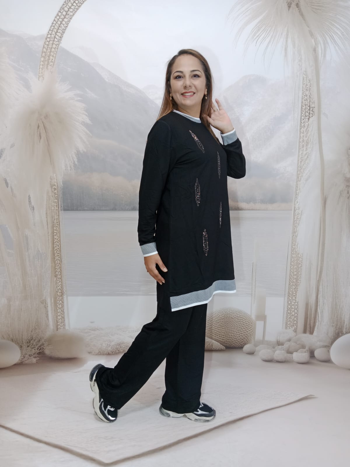 BAMBU 2Lİ TAŞLI TAKIM