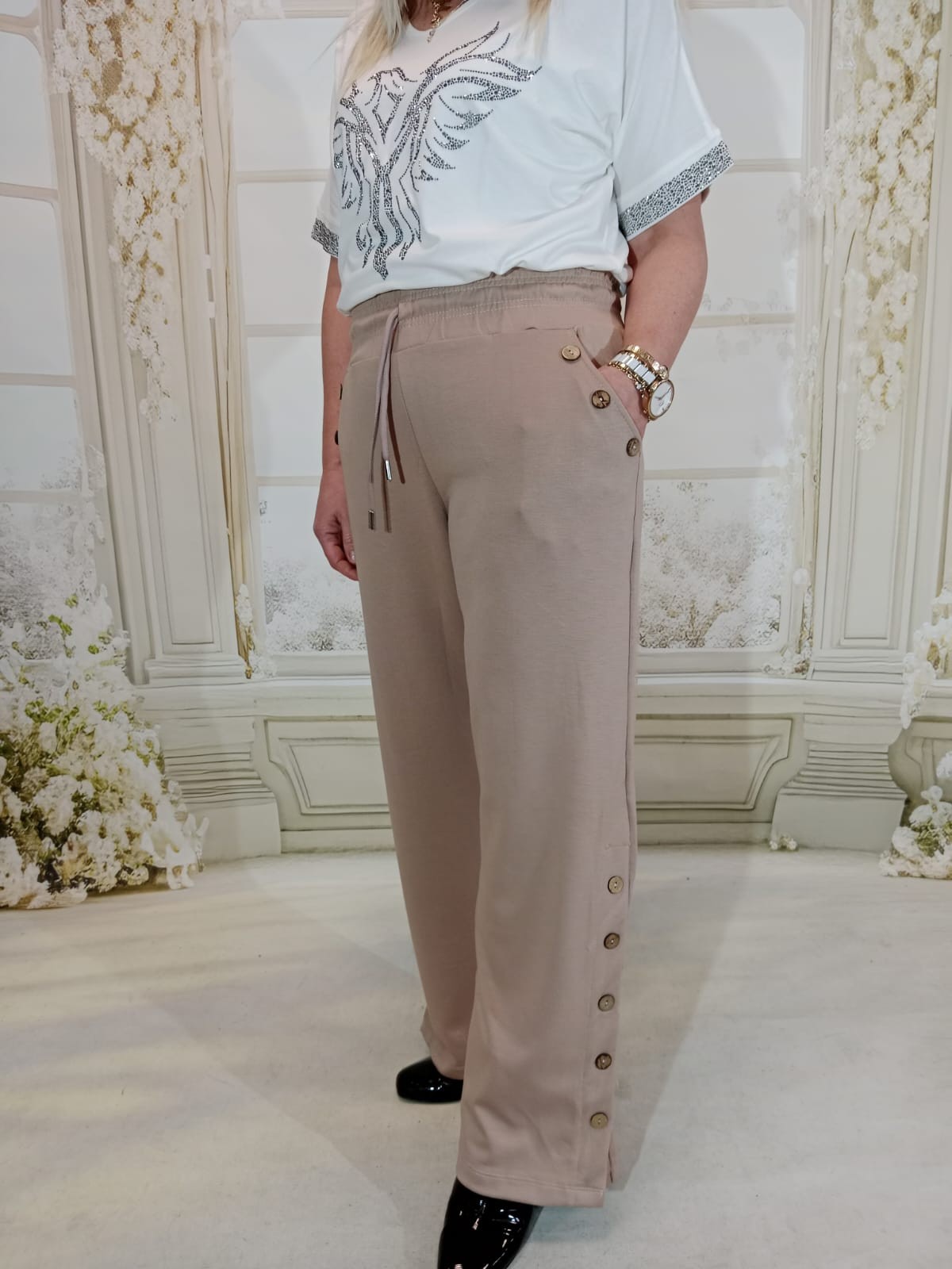 oysho pantalon - KREM