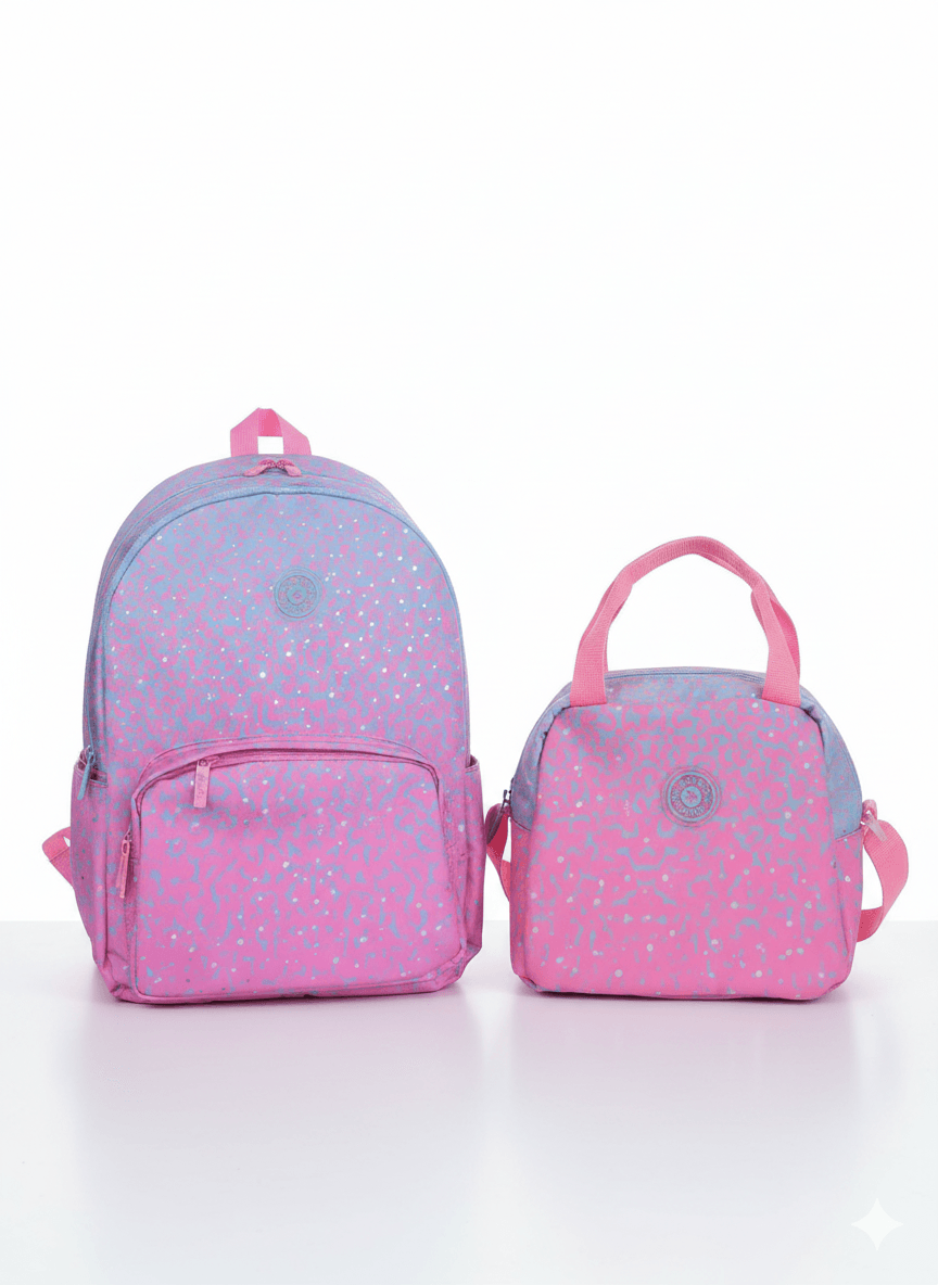 KAUKKO SOFT FLORAL SIRT ÇANTASI VE KAUKKO SOFT FLORAL TERMAL BESLENME ÇANTASI