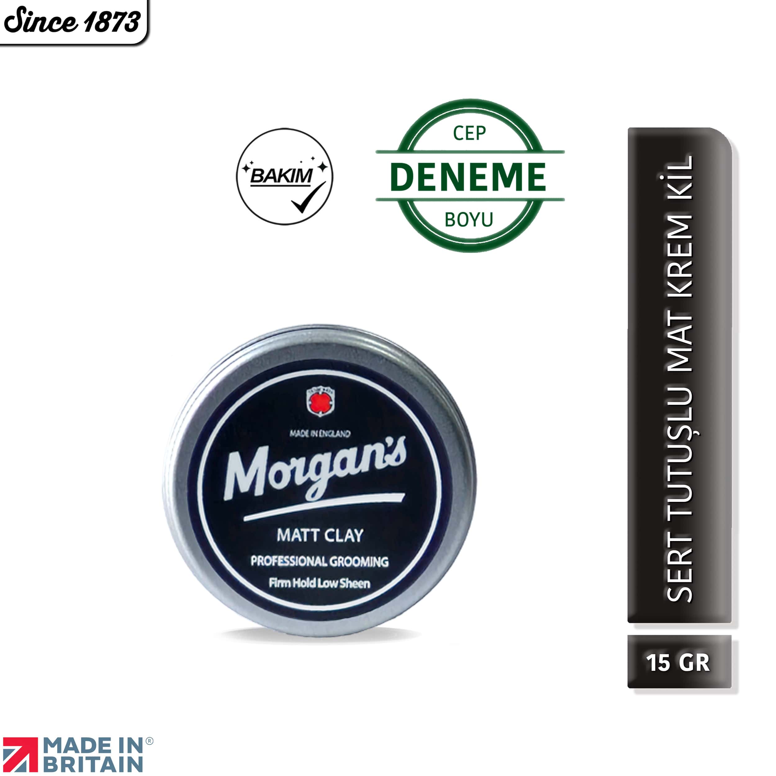 Seyahat Boy Matt Clay Smooth Firm Hold - Güçlü Tutuş Sağlayan Şekillendirici Kil 15 ml