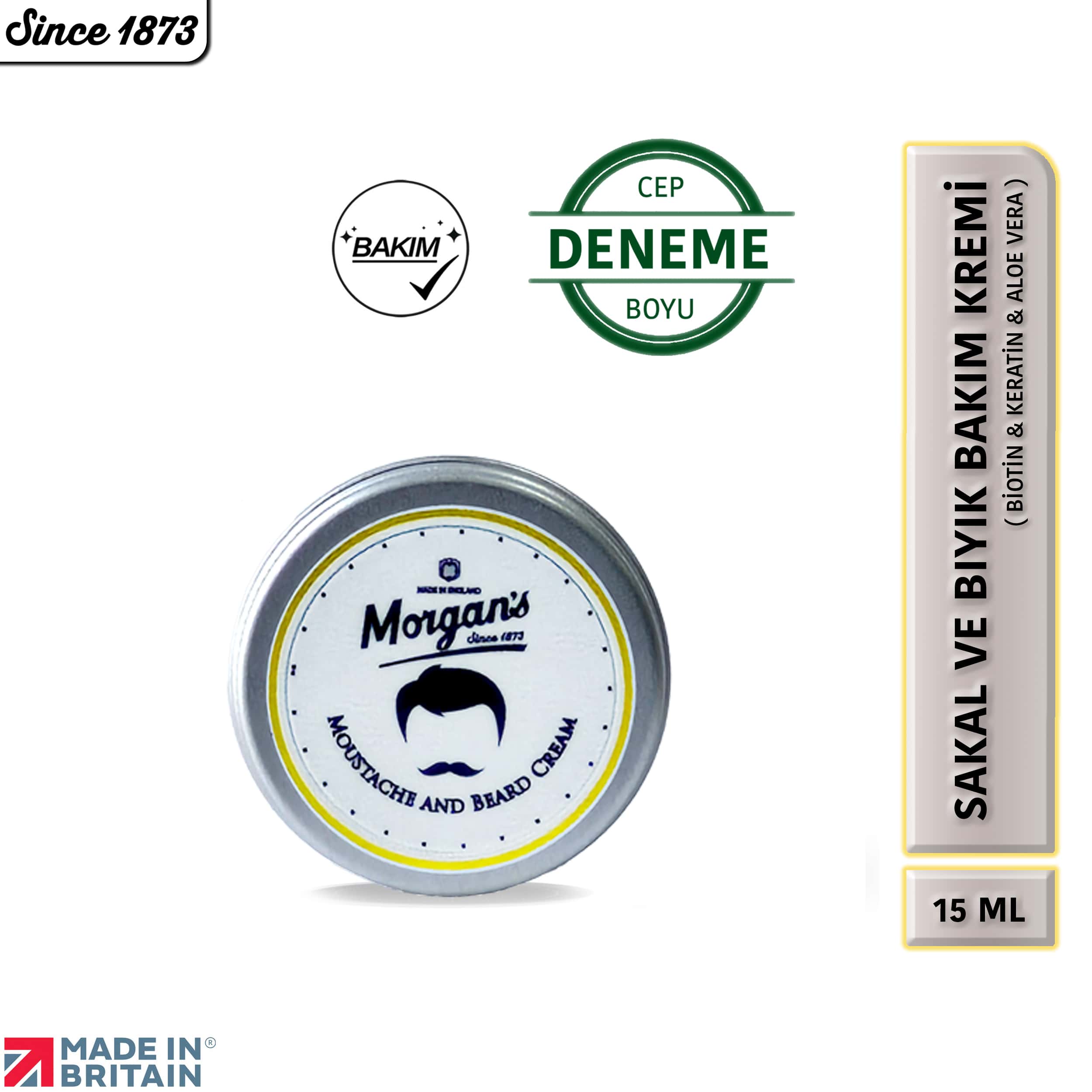 Seyahat Boy Moustache and Beard Cream - Nemlendirici Bıyık ve Sakal Kremi 15 ml