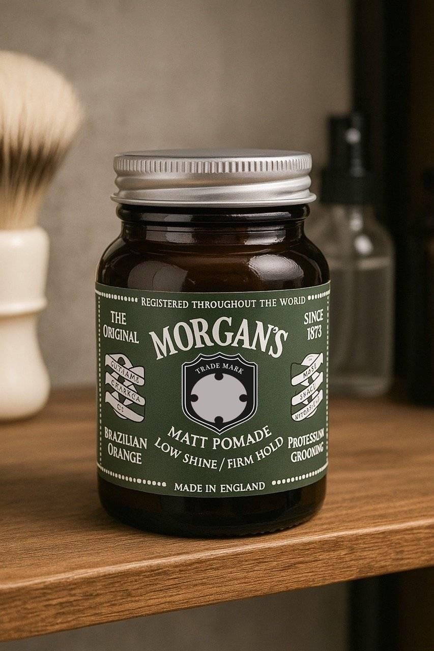 Low Shine Firm Hold Matt Pomade -Sert Tutuş, Mat Saç Şekillendirici Pomad (GREEN LABEL) 100 gr