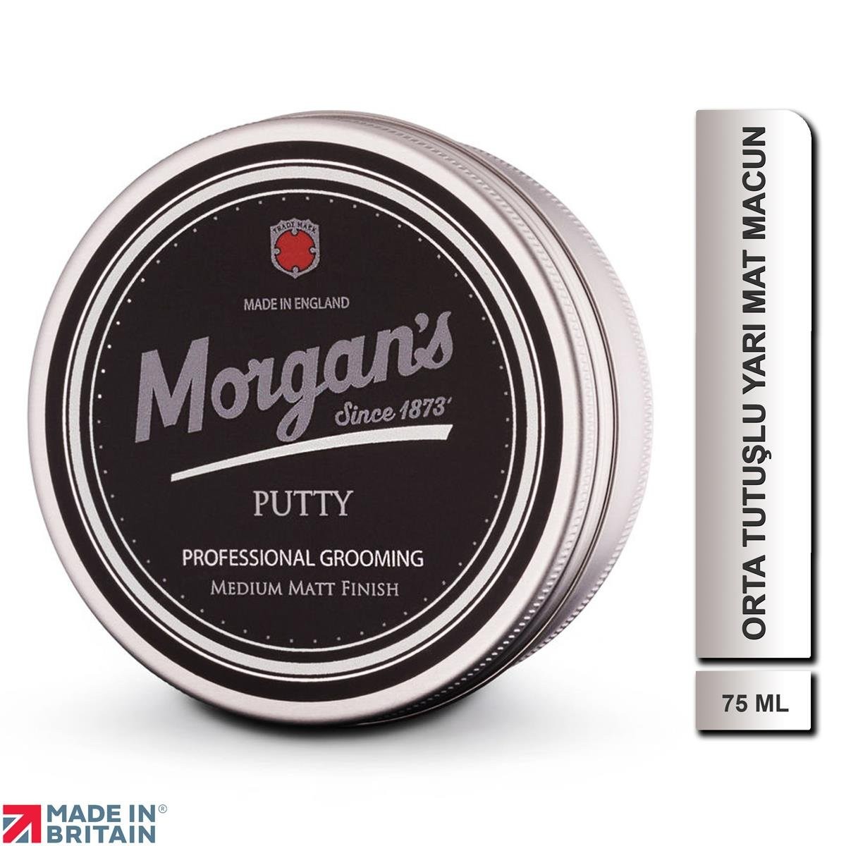 Putty Medium Matt Finish - Orta Tutuşlu, Hacim Veren Mat Şekillendirici Krem 75ml