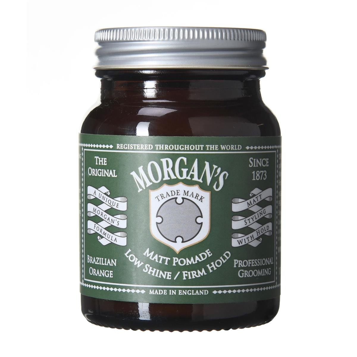 Low Shine Firm Hold Matt Pomade -Sert Tutuş, Mat Saç Şekillendirici Pomad (GREEN LABEL) 100 gr
