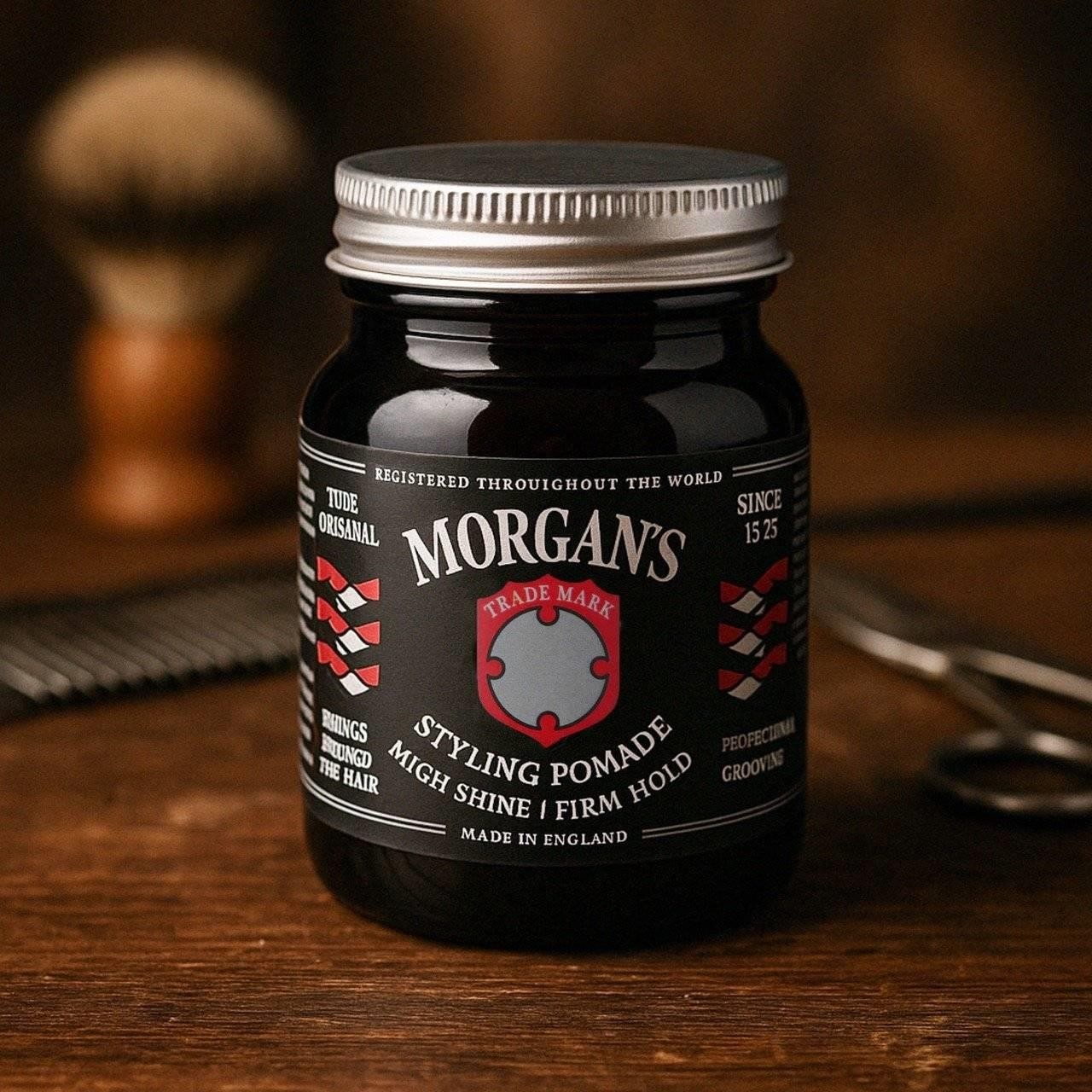 High Shine Firm Hold Pomade -Sert Tutuş, Parlaklık Veren Saç Şekillendirici Pomad (BLACK LABEL) 100 gr