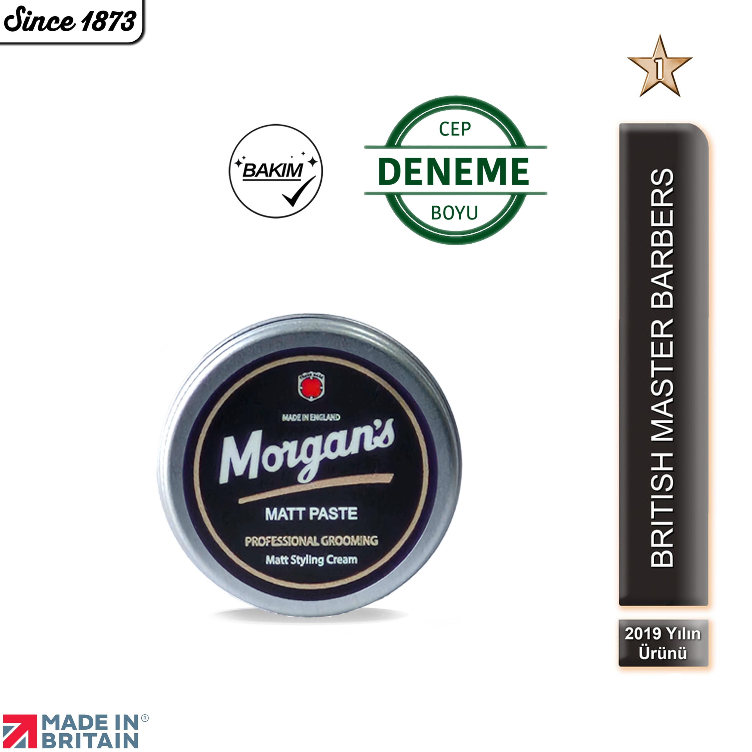 Seyahat Boy Matt Paste Styling Cream - Mat Bitiş Şekillendirici Krem 15 ml
