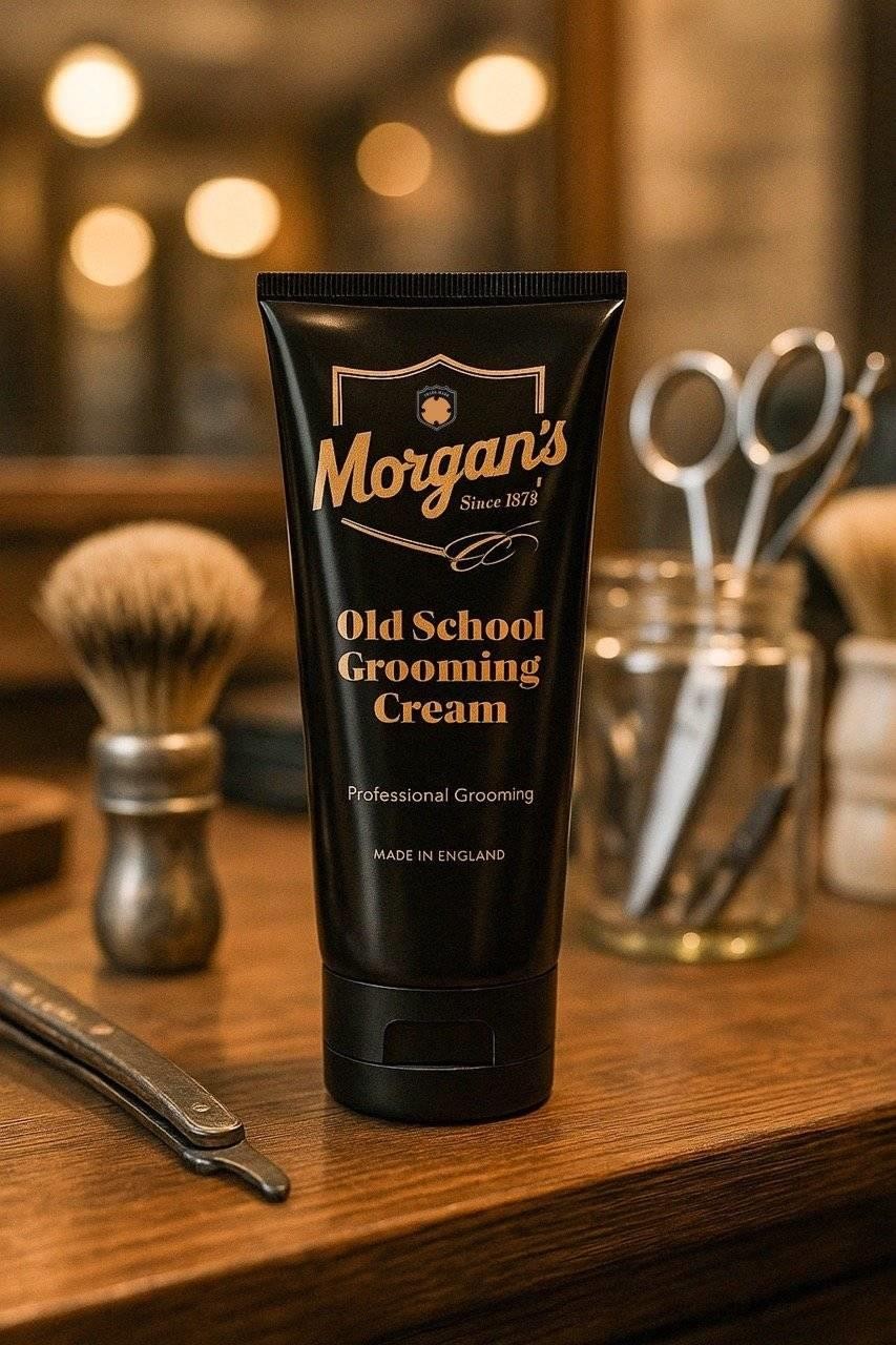 Old School Grooming Cream -  Orta Tutuşlu Parlak Şekiilendirici Bakım Kremi 100 ml