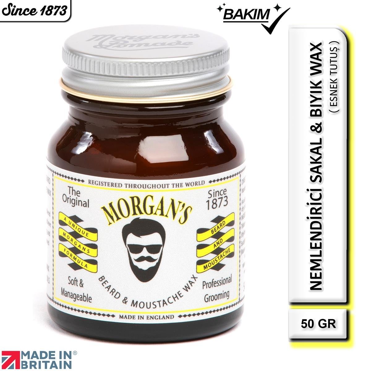 Beard & Moustache Wax - Sakal ve Bıyık Şekillendirici Wax 50 g