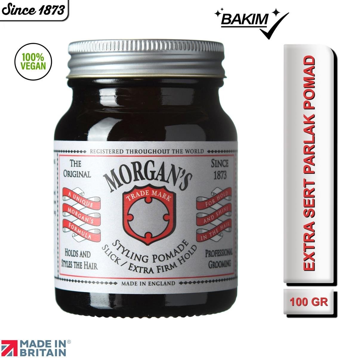 Styling Pomade Extra Firm Hold - Extra Sert Tutucu Şekillendirici Pomad (SILVER LABEL) 100 gr