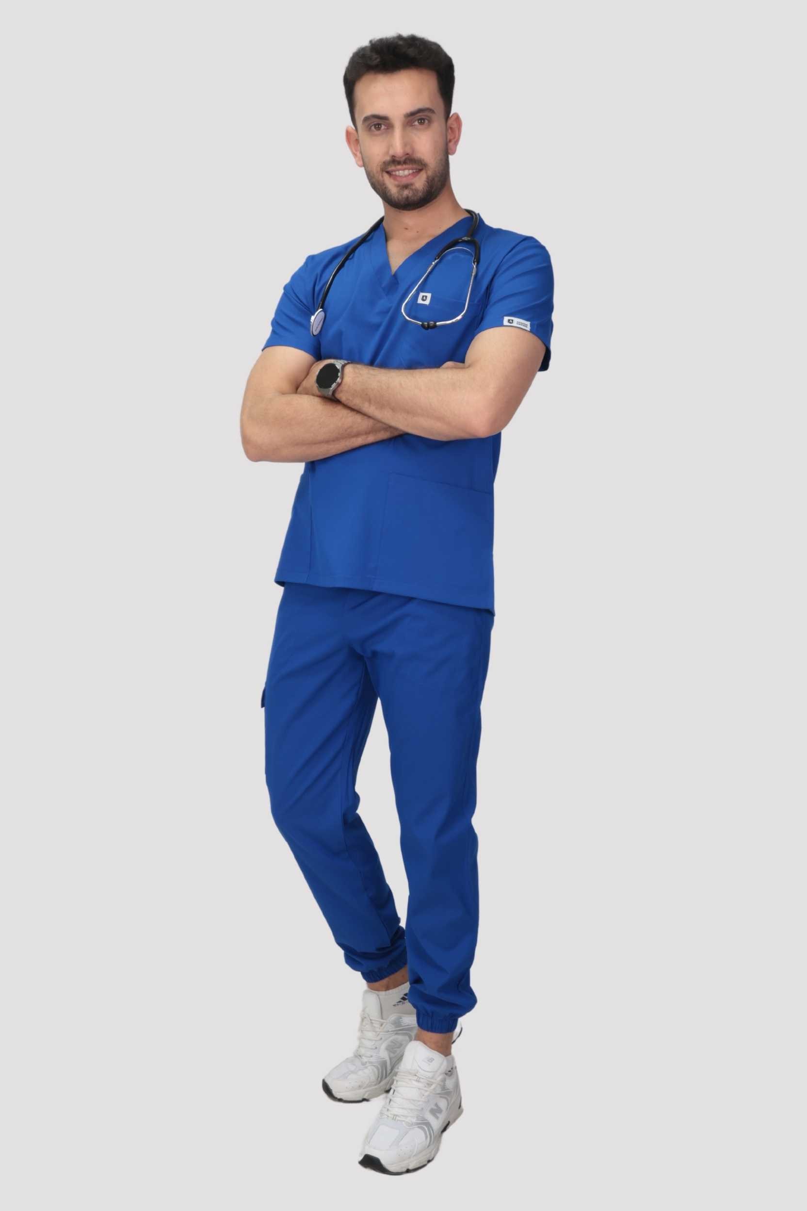 Jogger Serisi Erkek Üniforma - Saks Mavisi