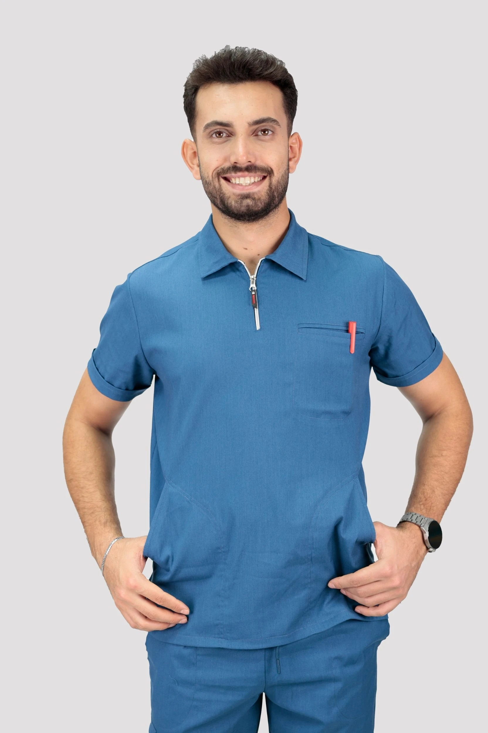 Epione Erkek Tek Üst Hastane Üniforması