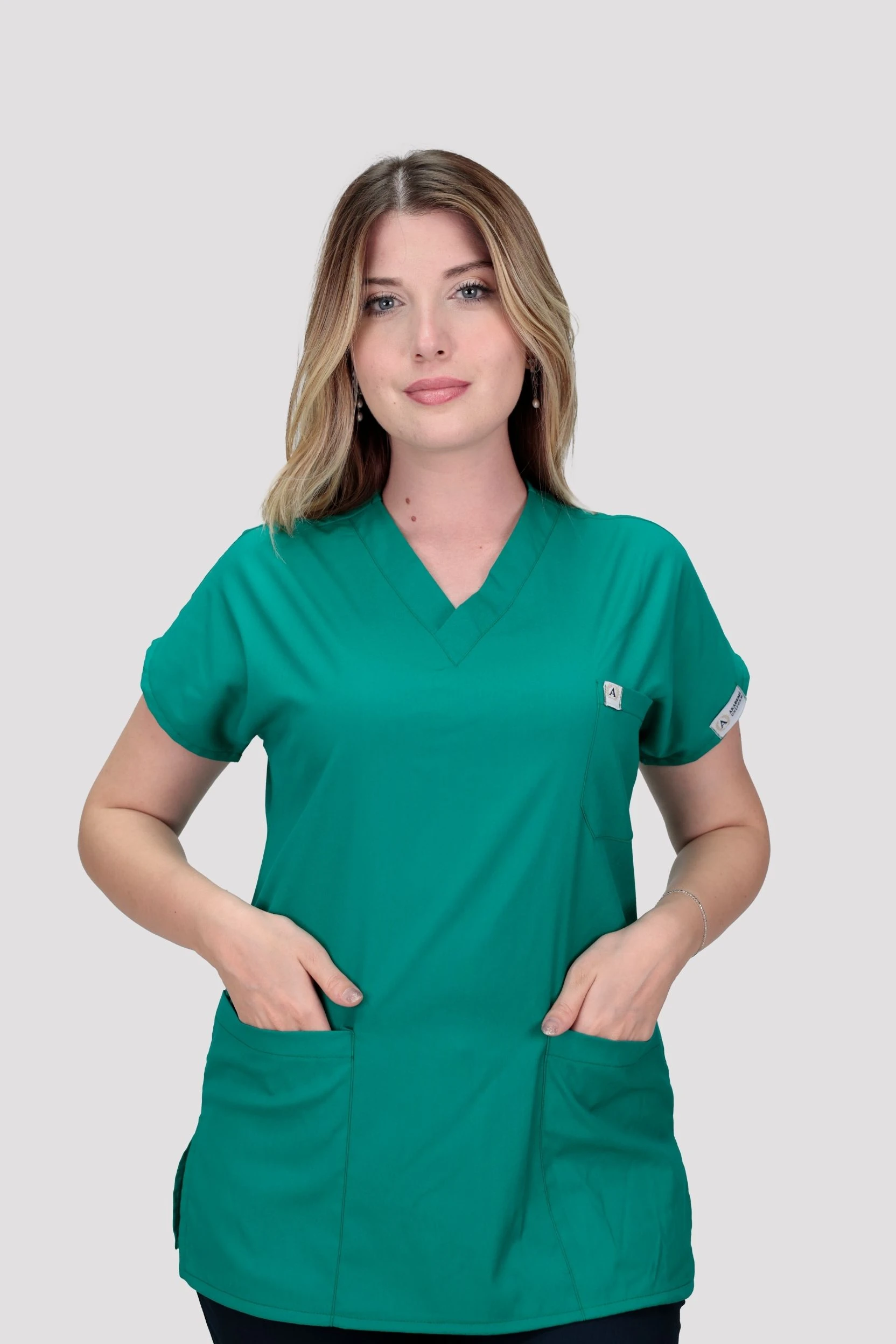 Classic Kadın Tek Üst Hastane Üniforması