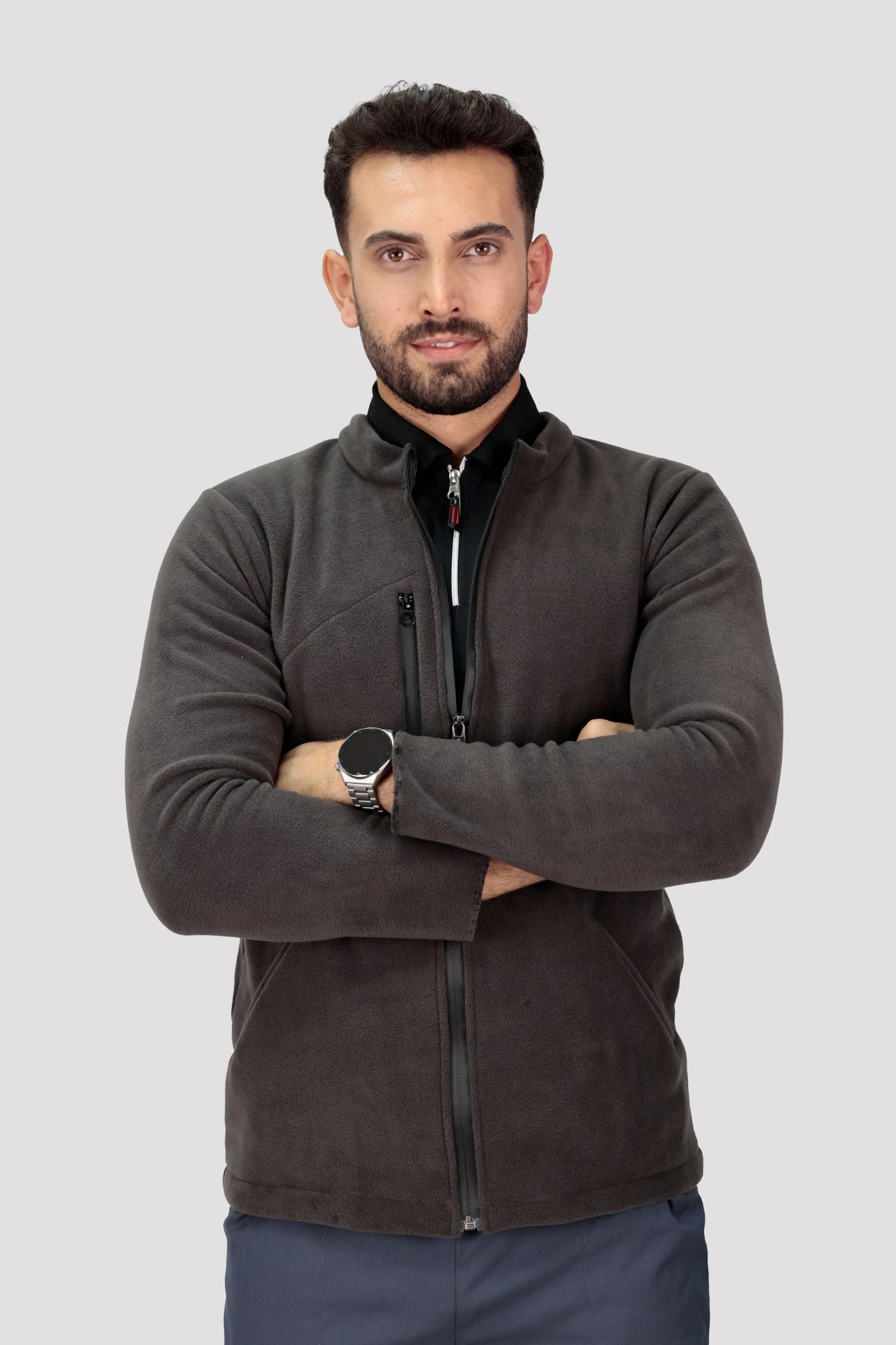 Erkek Polar Doktor Hemşire Eczacı Estetisyen - Antrasit