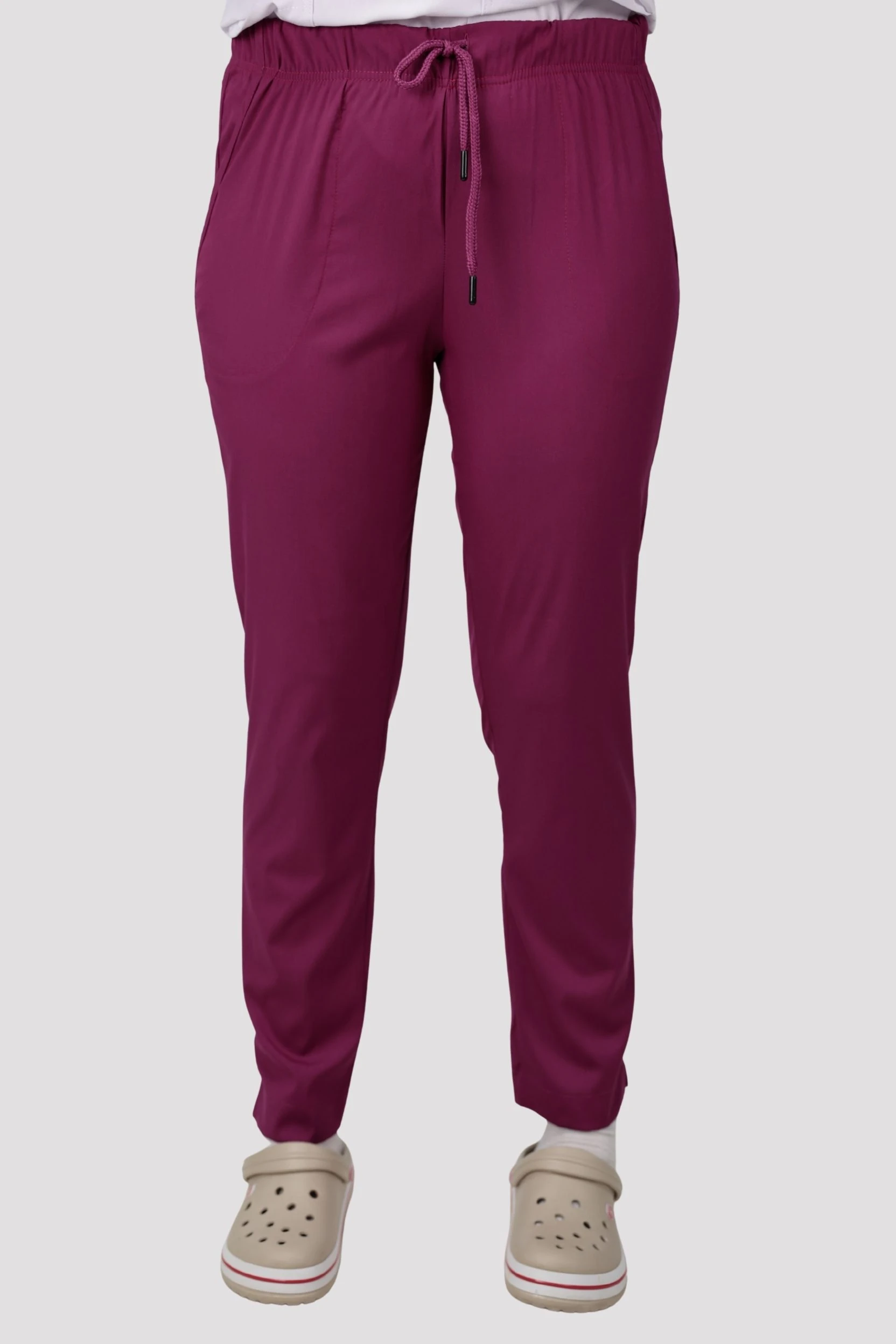 Classic Kadın Tek Alt Hastane Üniforması - Fuşya