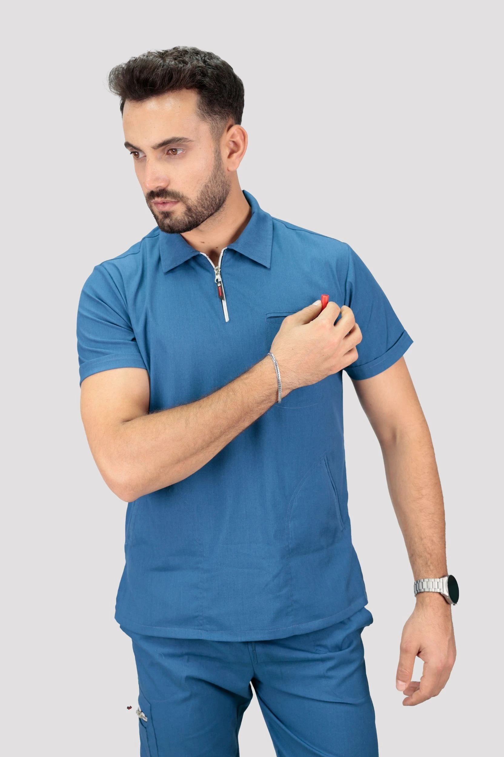 Epione Erkek Tek Üst Hastane Üniforması