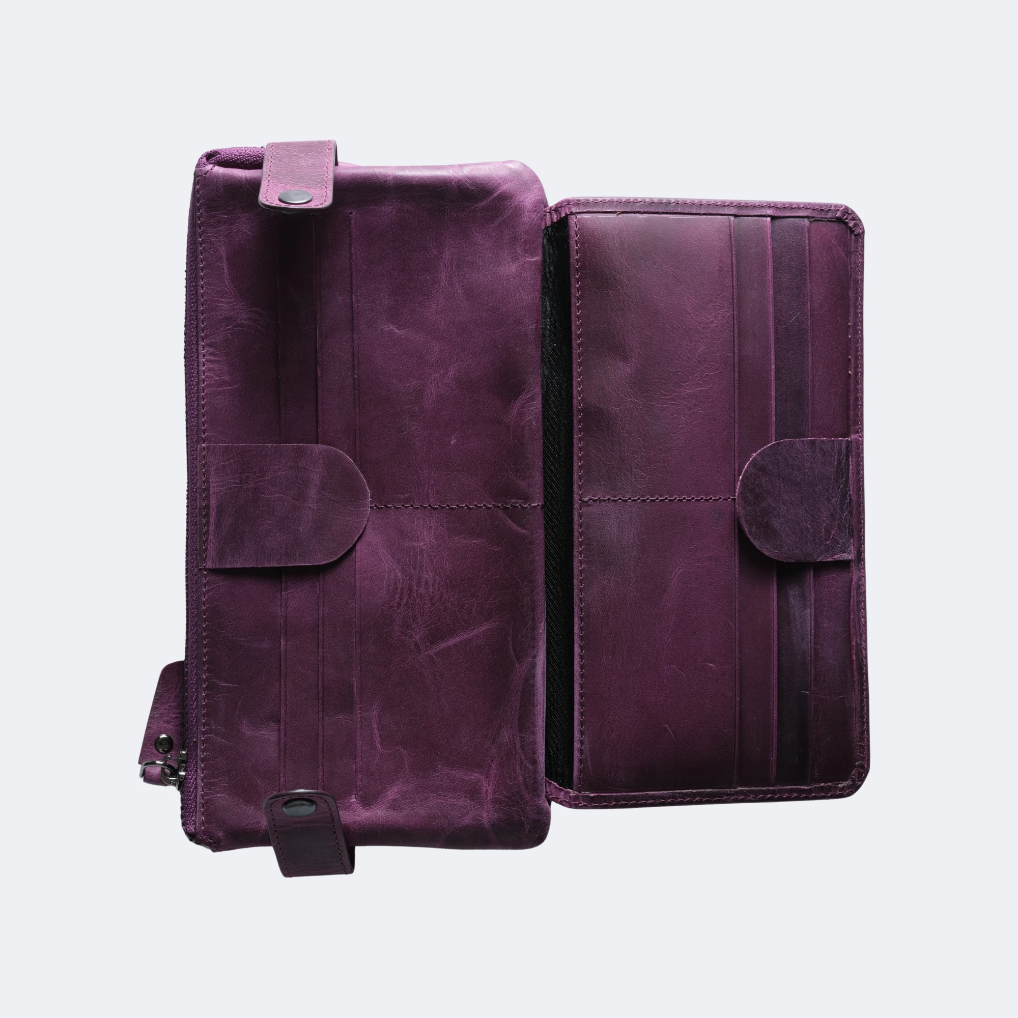 PAŞA - Çift Telefon Bölmeli Deri Portföy