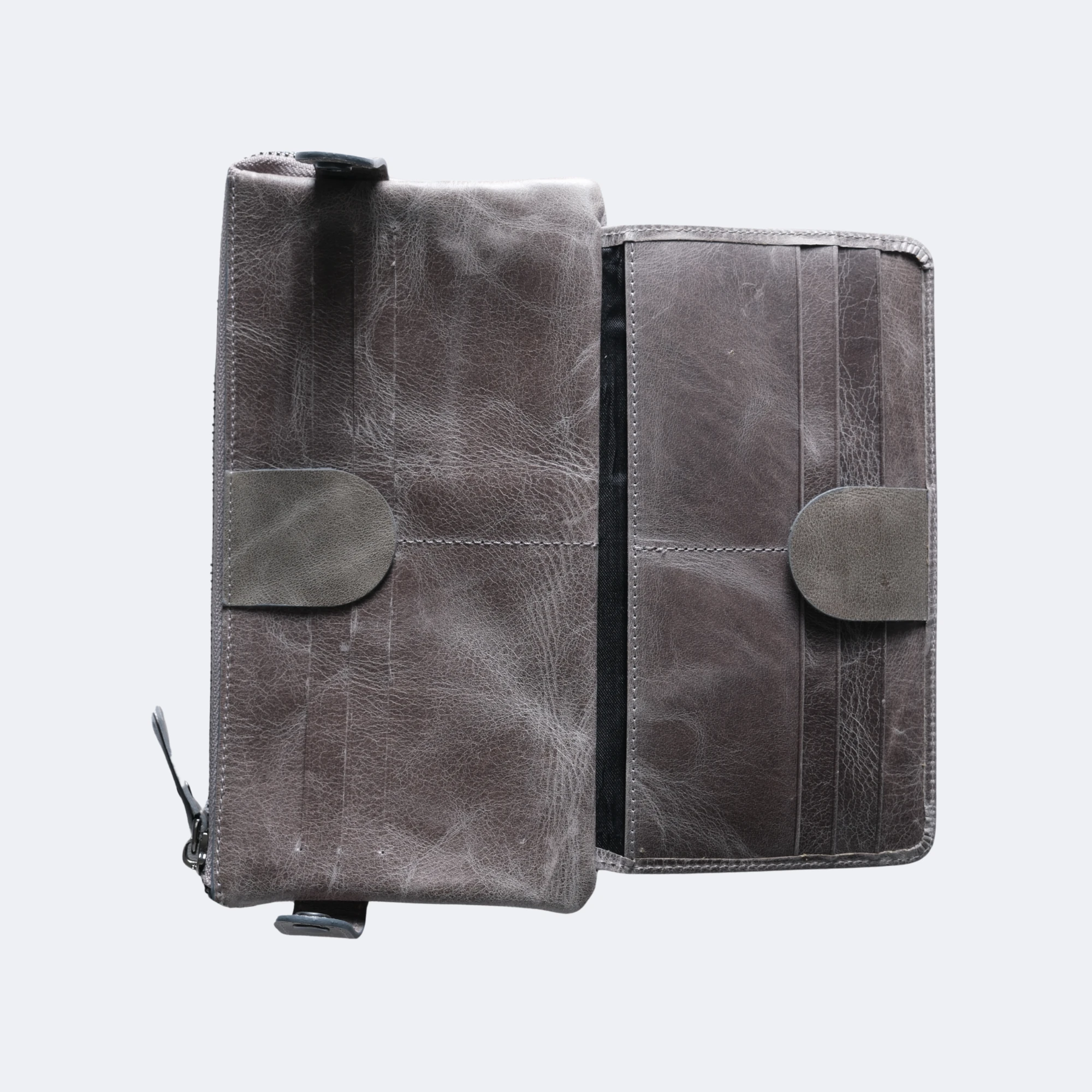 PAŞA - Çift Telefon Bölmeli Deri Portföy