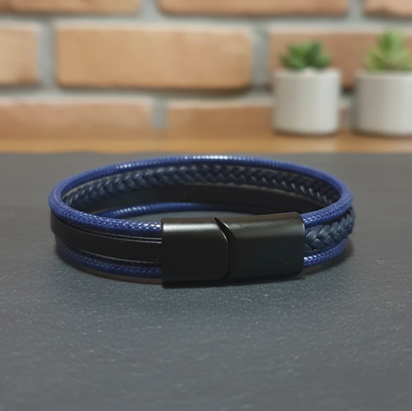 Deniz Esintisi Hakiki Deri Bileklik