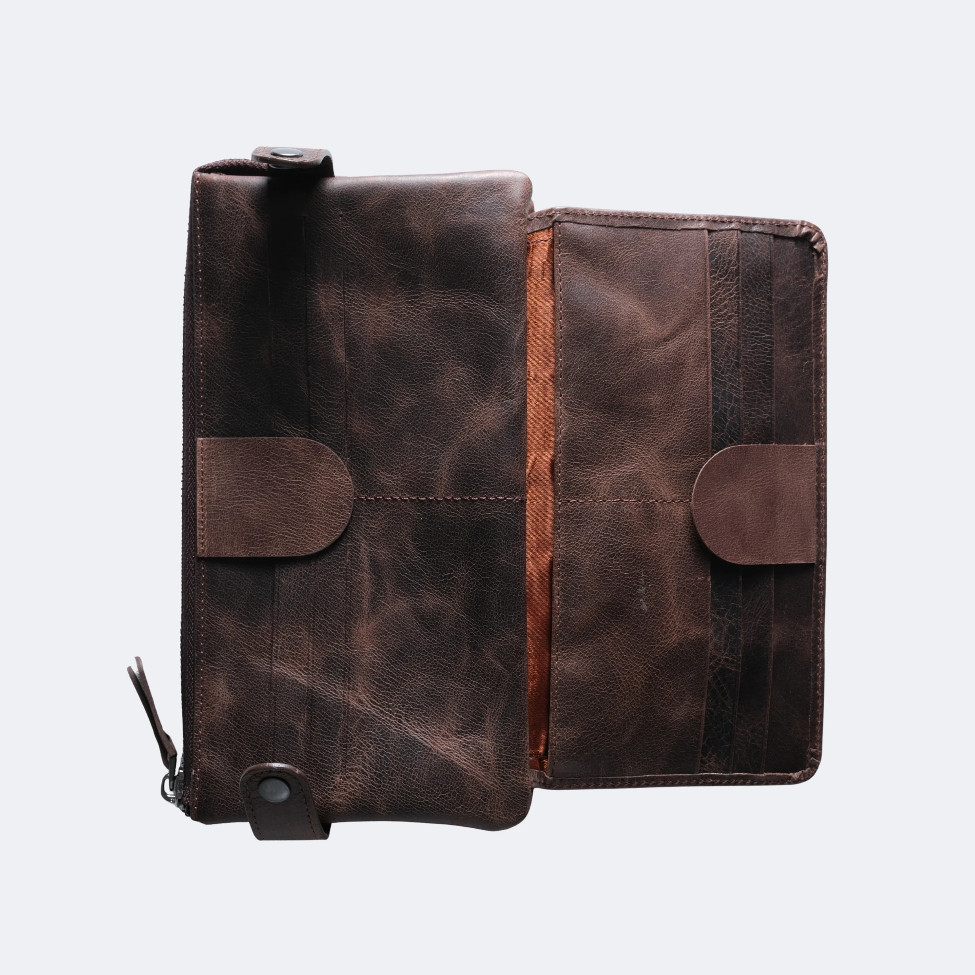 PAŞA - Çift Telefon Bölmeli Deri Portföy