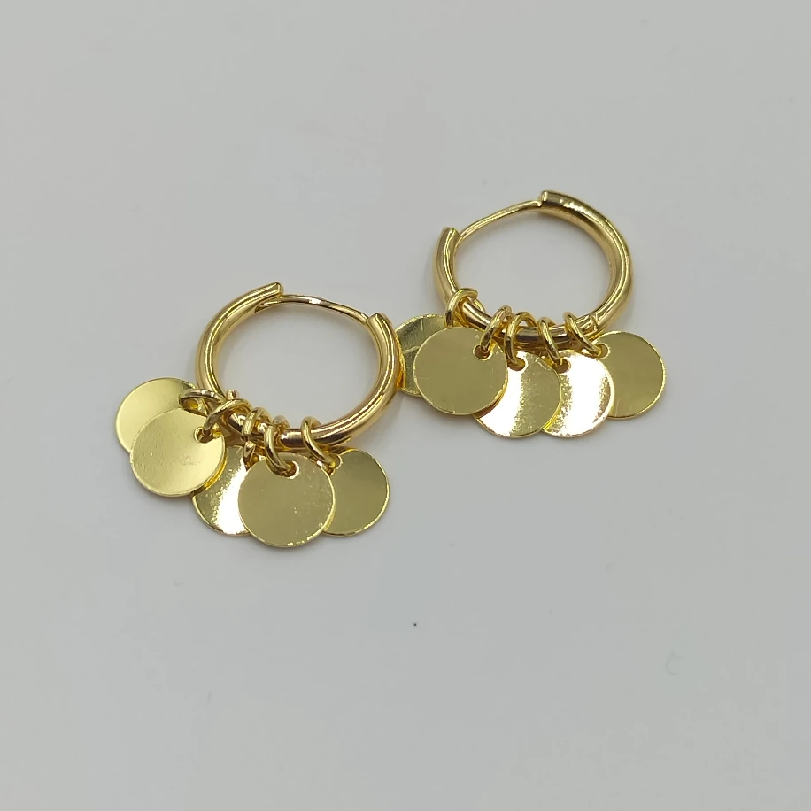 Gold Pullu Küpe image