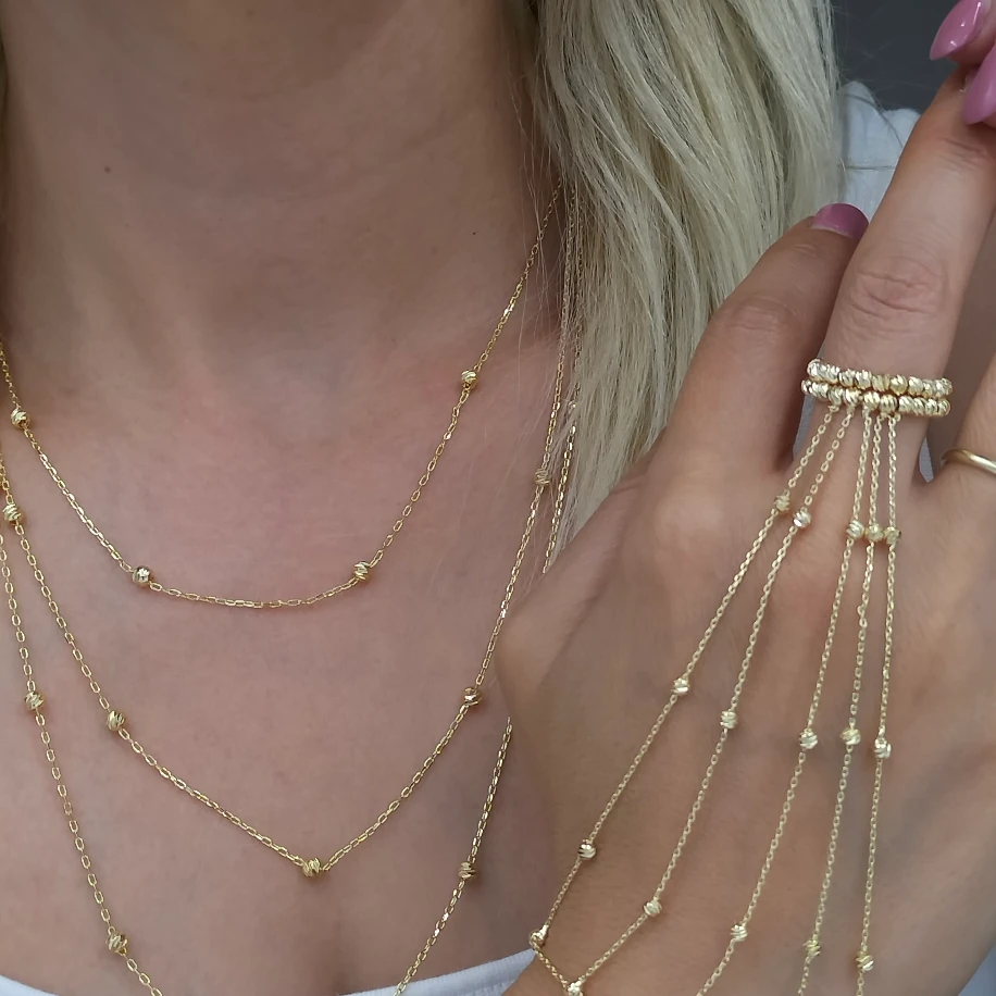 Gold Dorika Kolye Şahmeran Takım