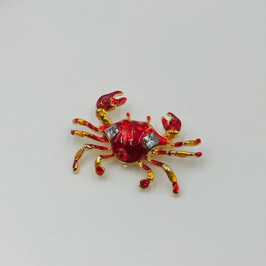 Gold Yengeç Broş image