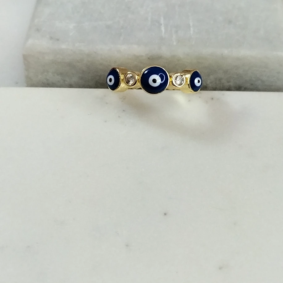 Gold Nazar Yüzük
