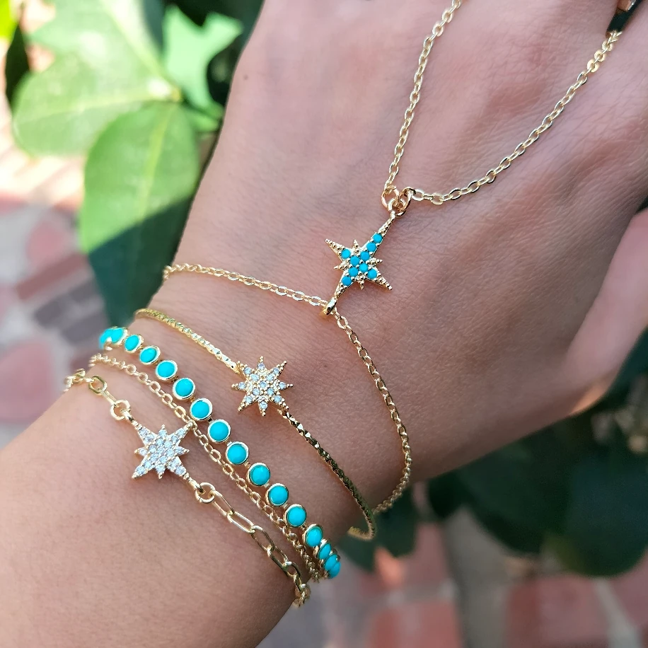 Gold Mavi Mineli Yıldız Şahmeran image