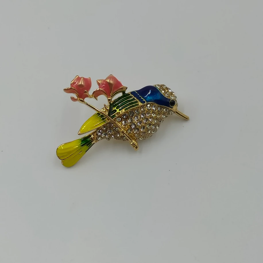 Gold Kuş Broş image