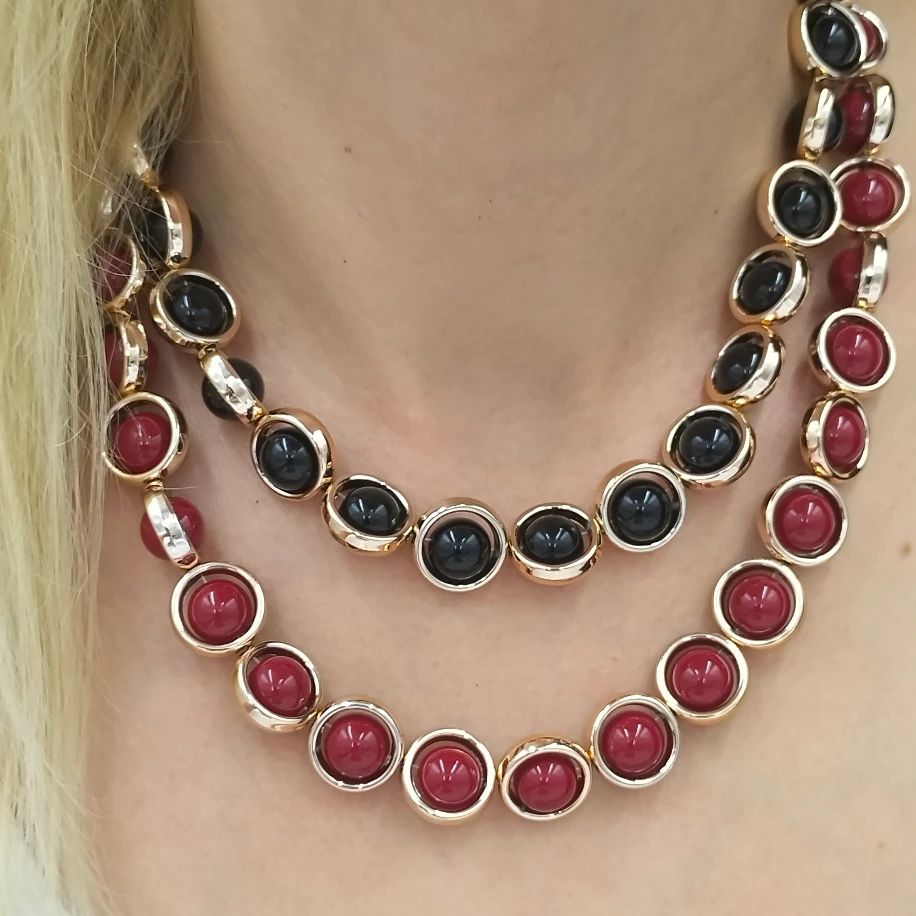 Gold Toplu Kolye image