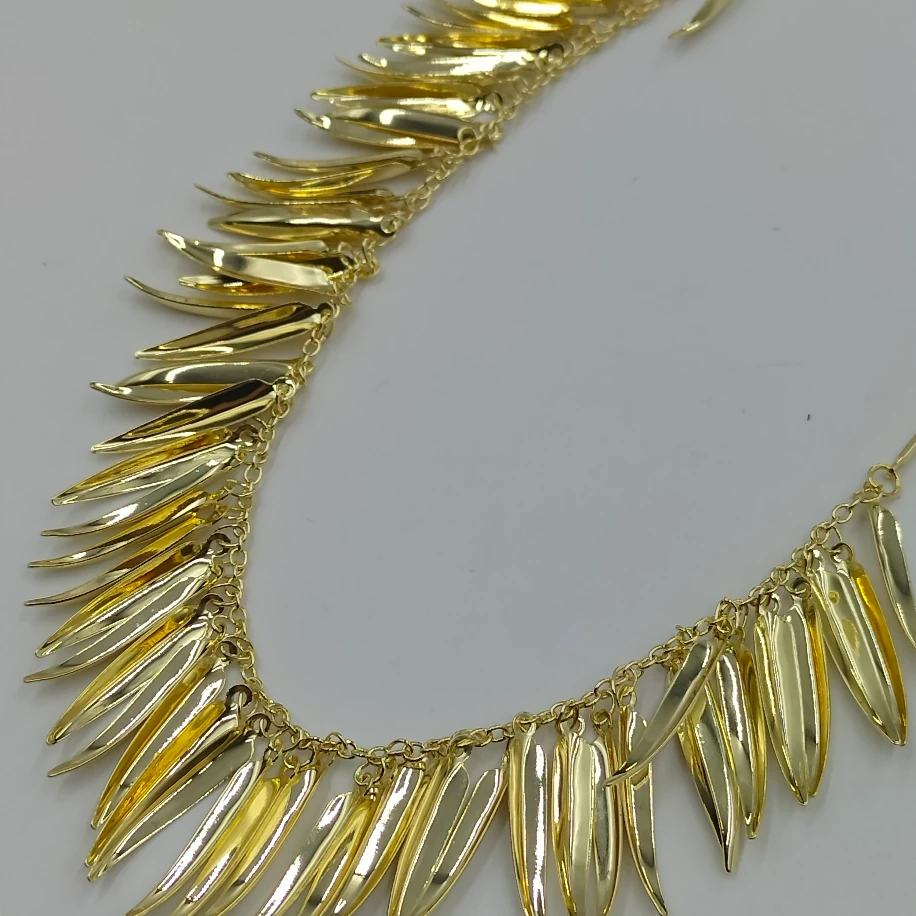 Gold Saçaklı Kolye