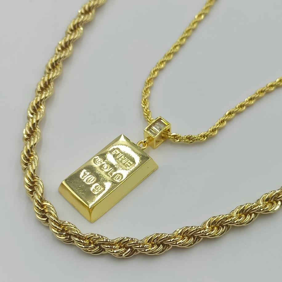 Gold İki Kolye Kombin