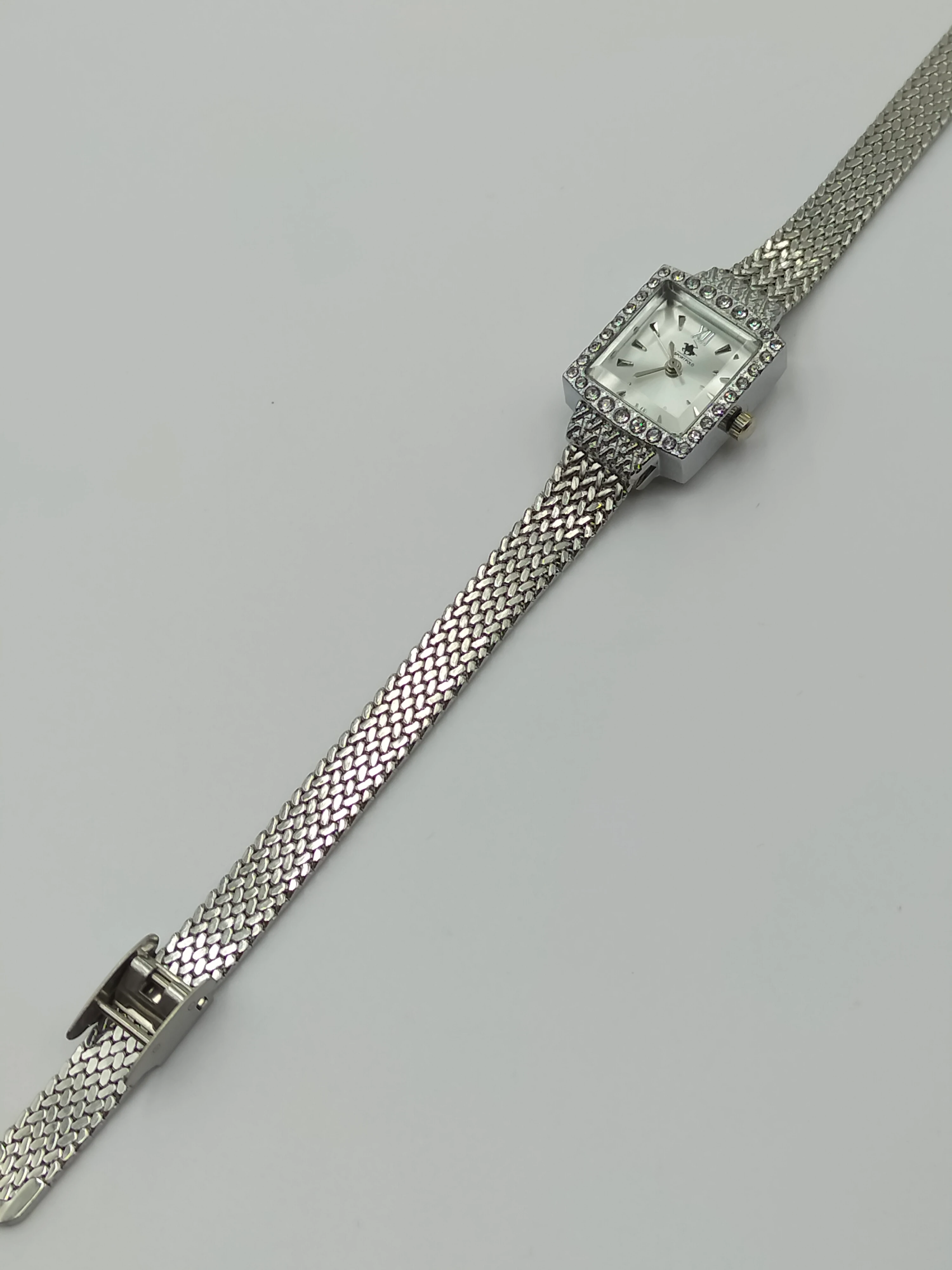 Silver Hasır Kordon Saat 