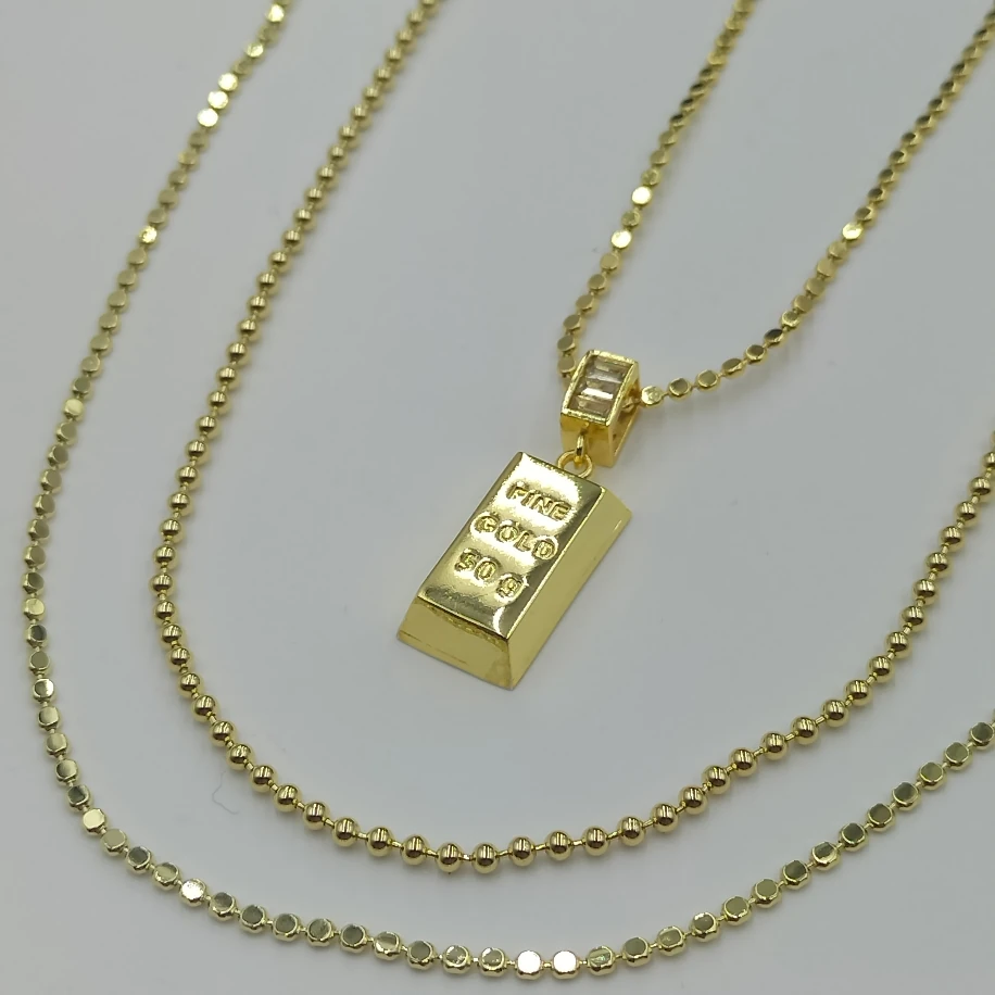 Gold Üç Kolye Kombin