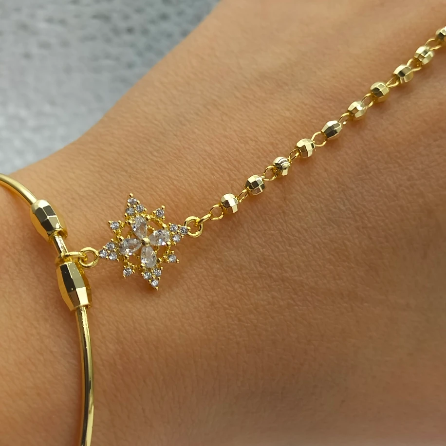 Gold Zirkon Taşlı Kelepçeli Şahmeran main variant image