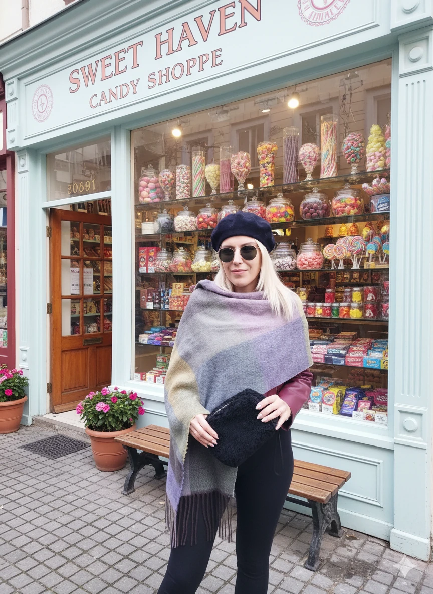 Siyah Kuzu Çok Amaçlı Makyaj Çantası 