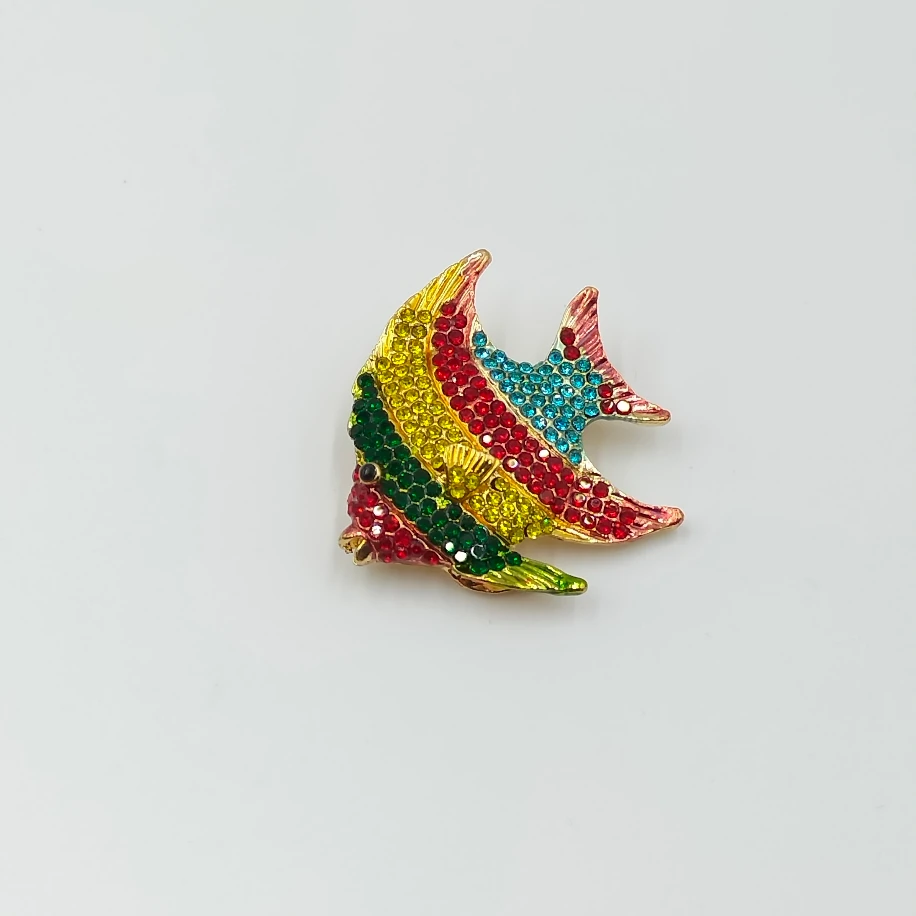 Gold Balık Broş