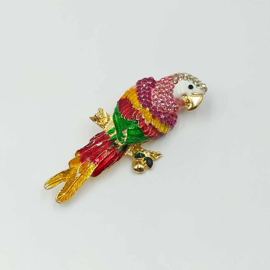 Gold Papağan Broş image