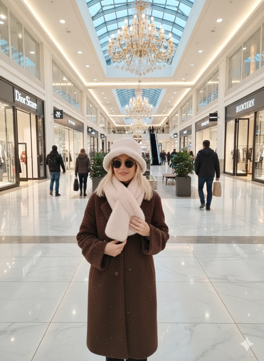 Tay Tüyü Peluş Atkı 