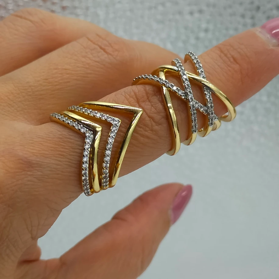 Gold İki Yüzük Kombin