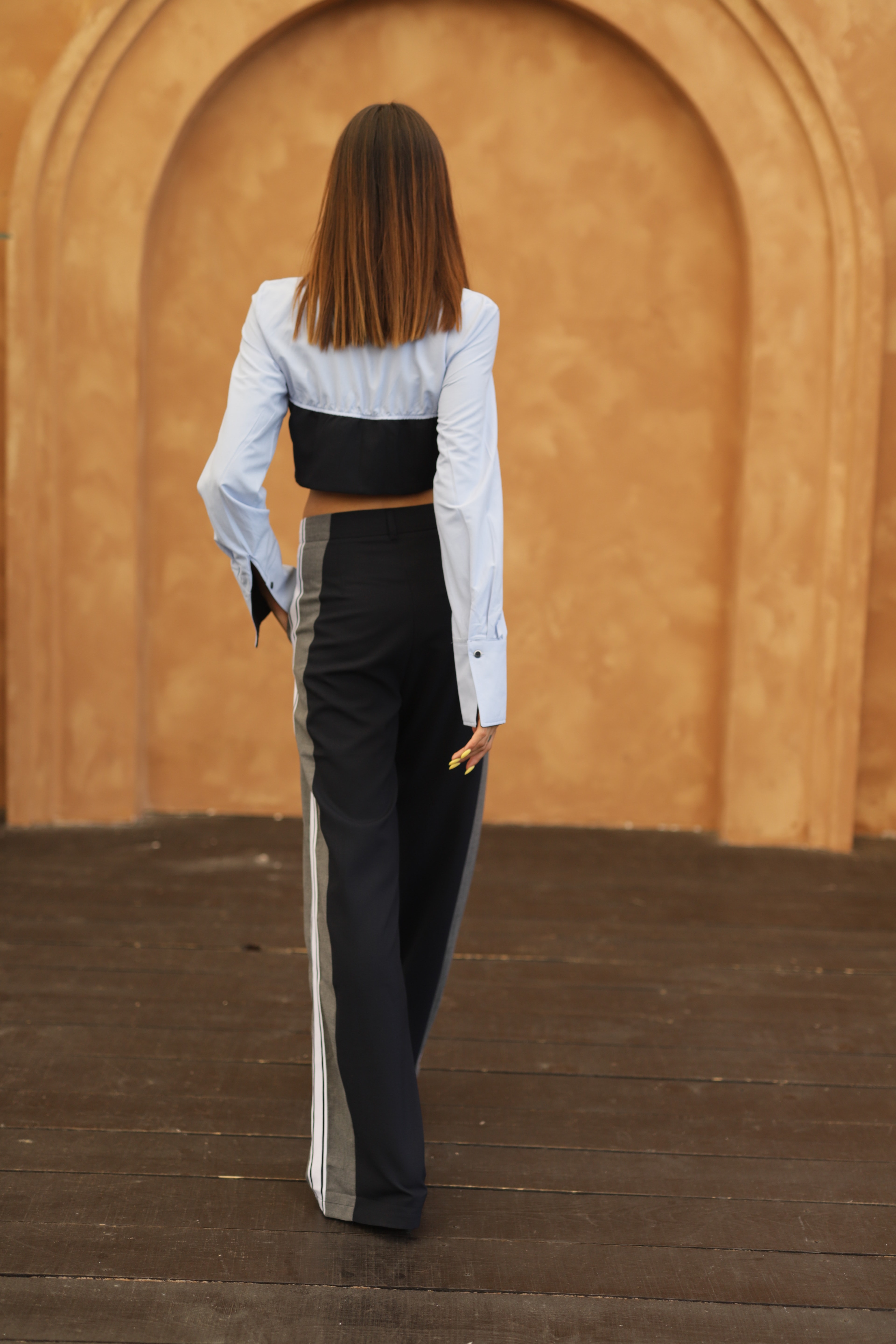 Şerit detaylı pantolon