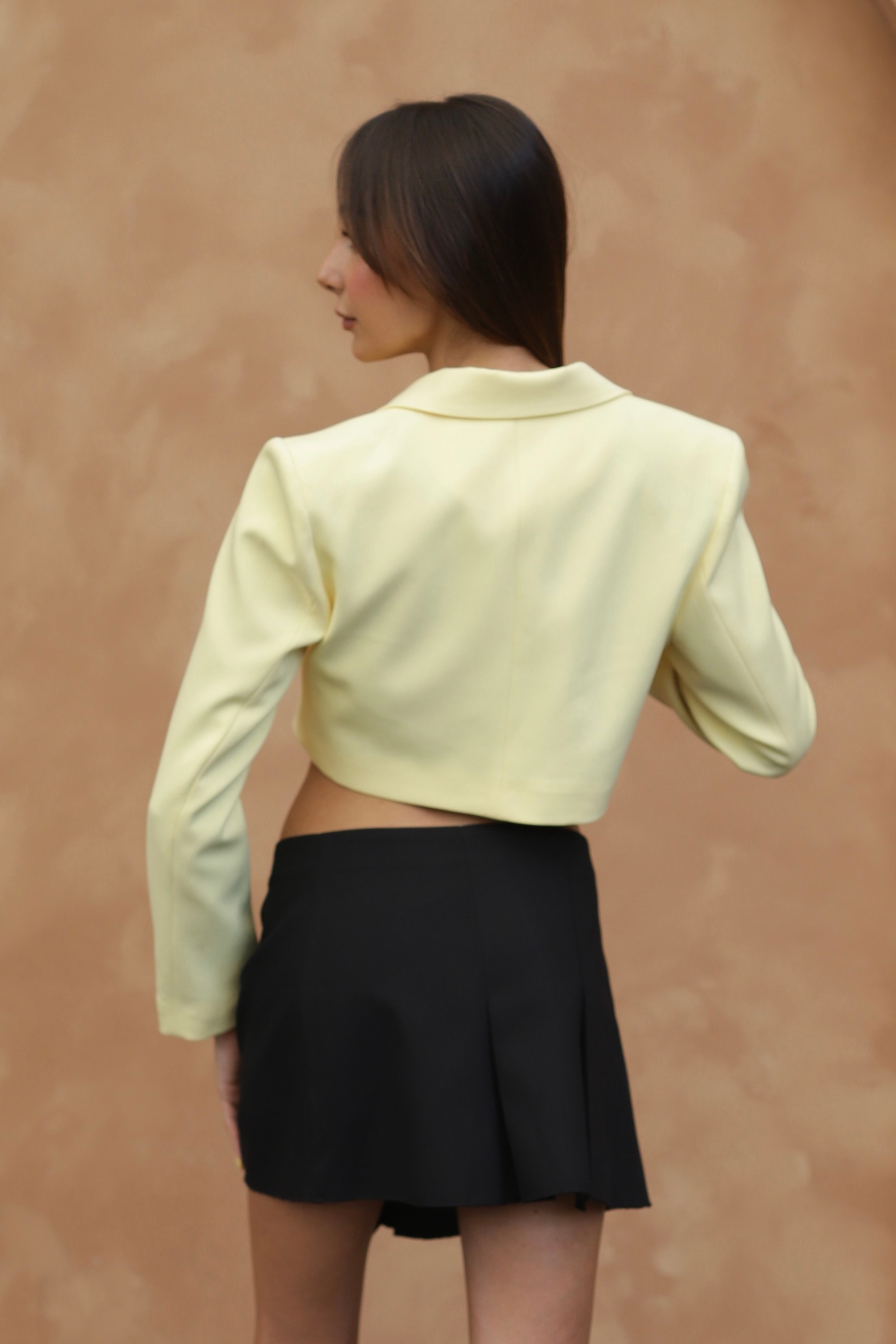 Crop blazer
