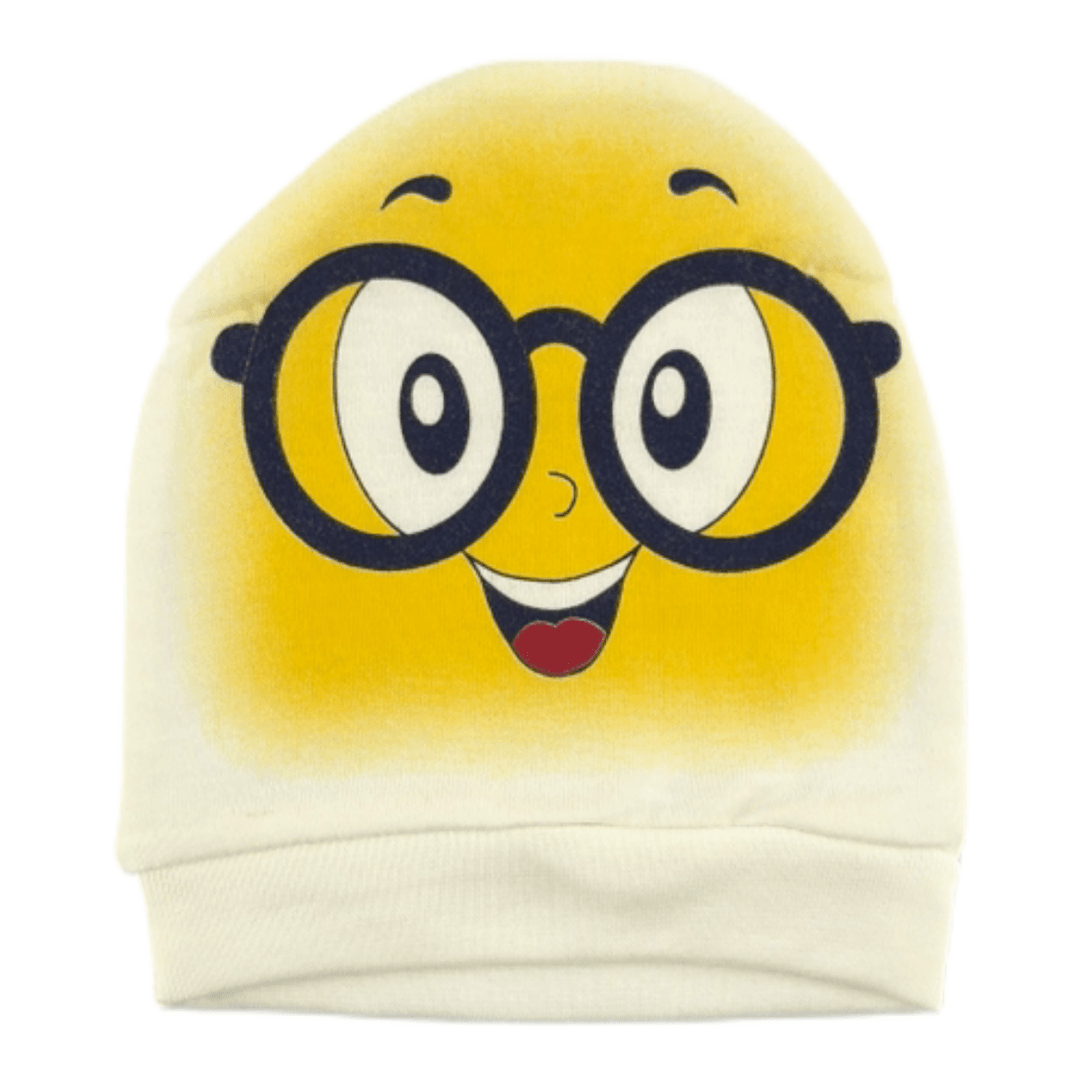 Gözlüklü Emoji Baskılı Badili 3'lü Erkek Takım