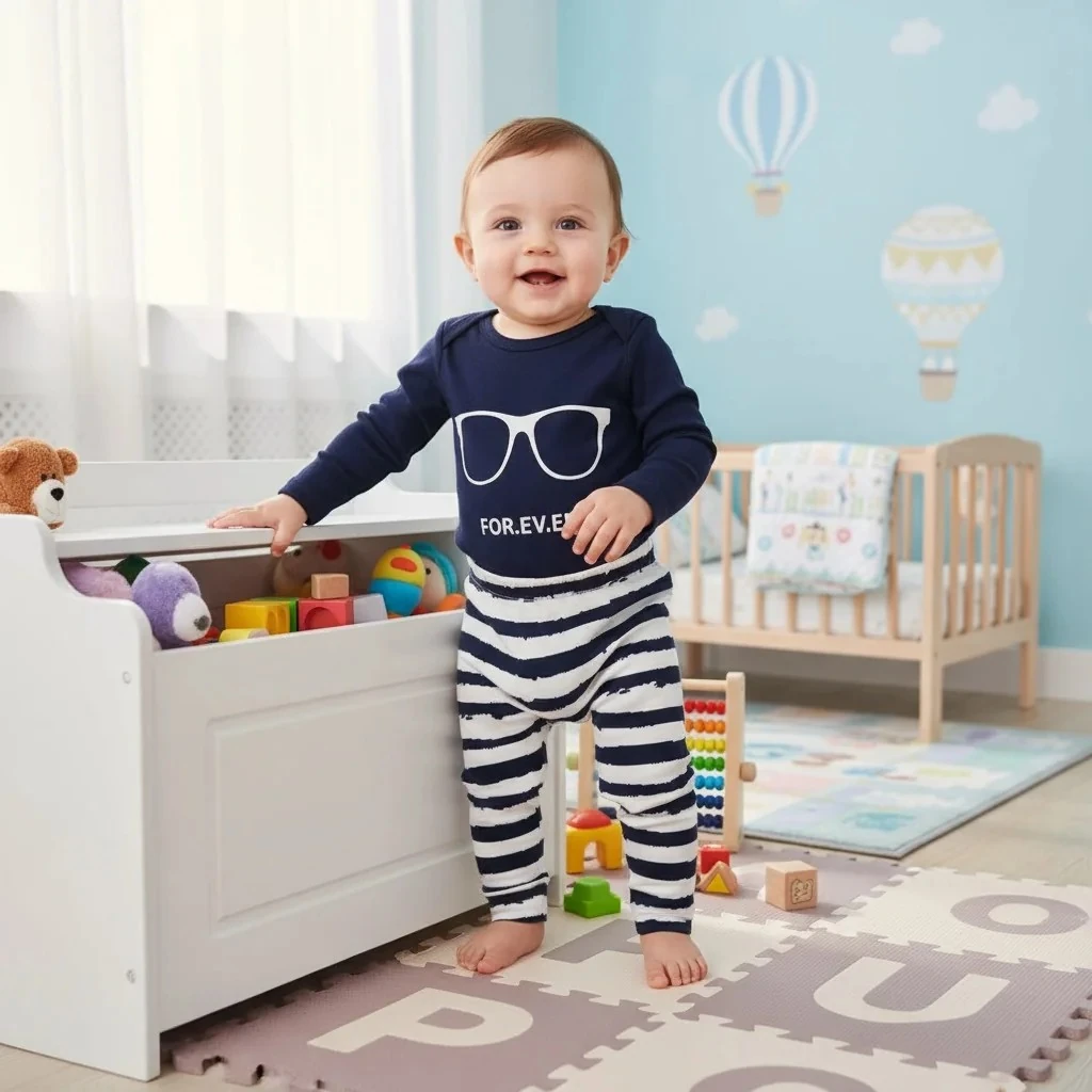 Forever Yazılı Badili Üçlü Fularlı Erkek Takım