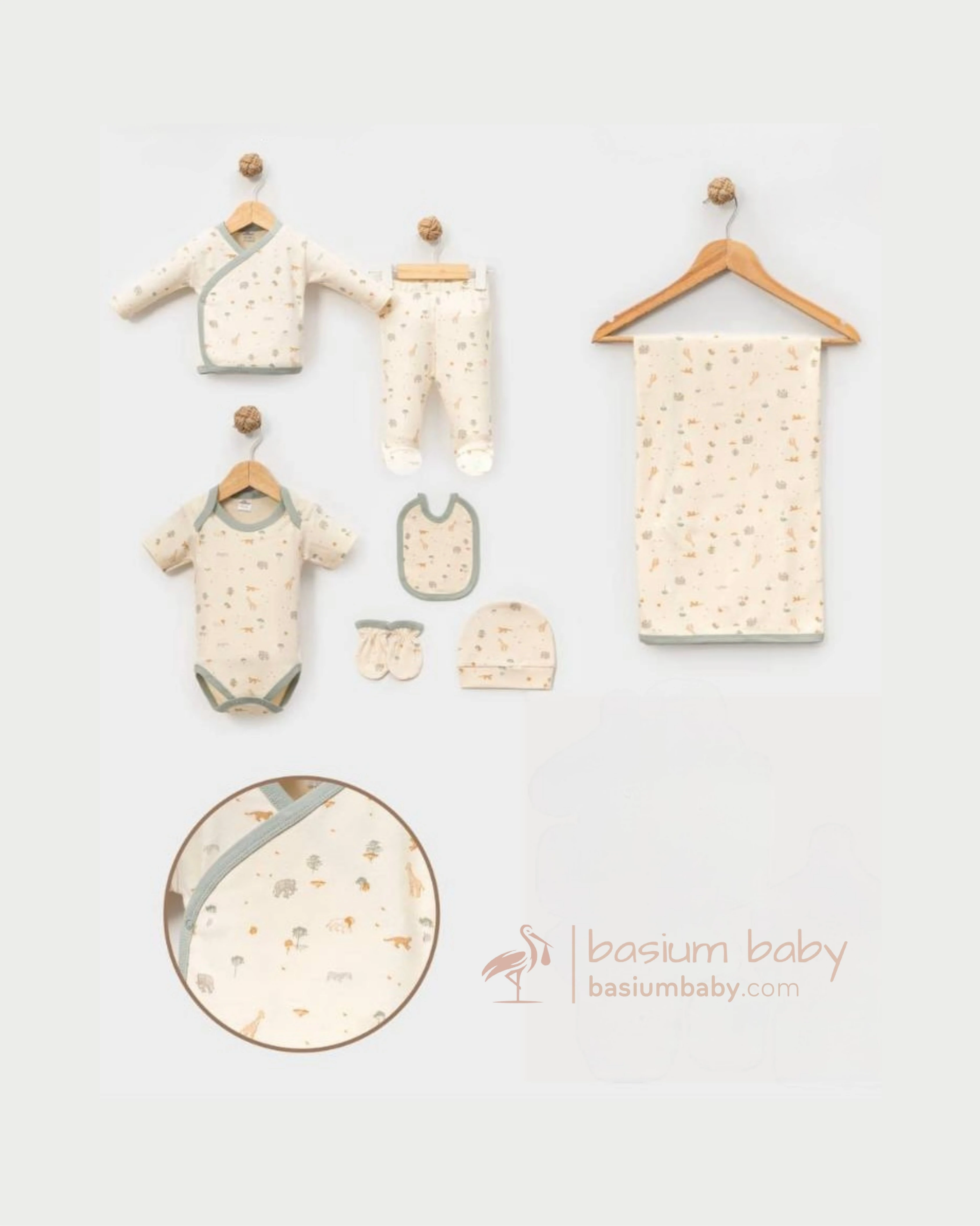 Battaniyeli 7'li Zıbınlı Set