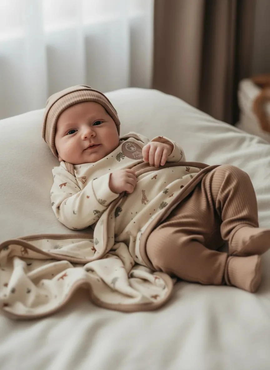 Battaniyeli 4'lü Badili Takım - Kahverengi