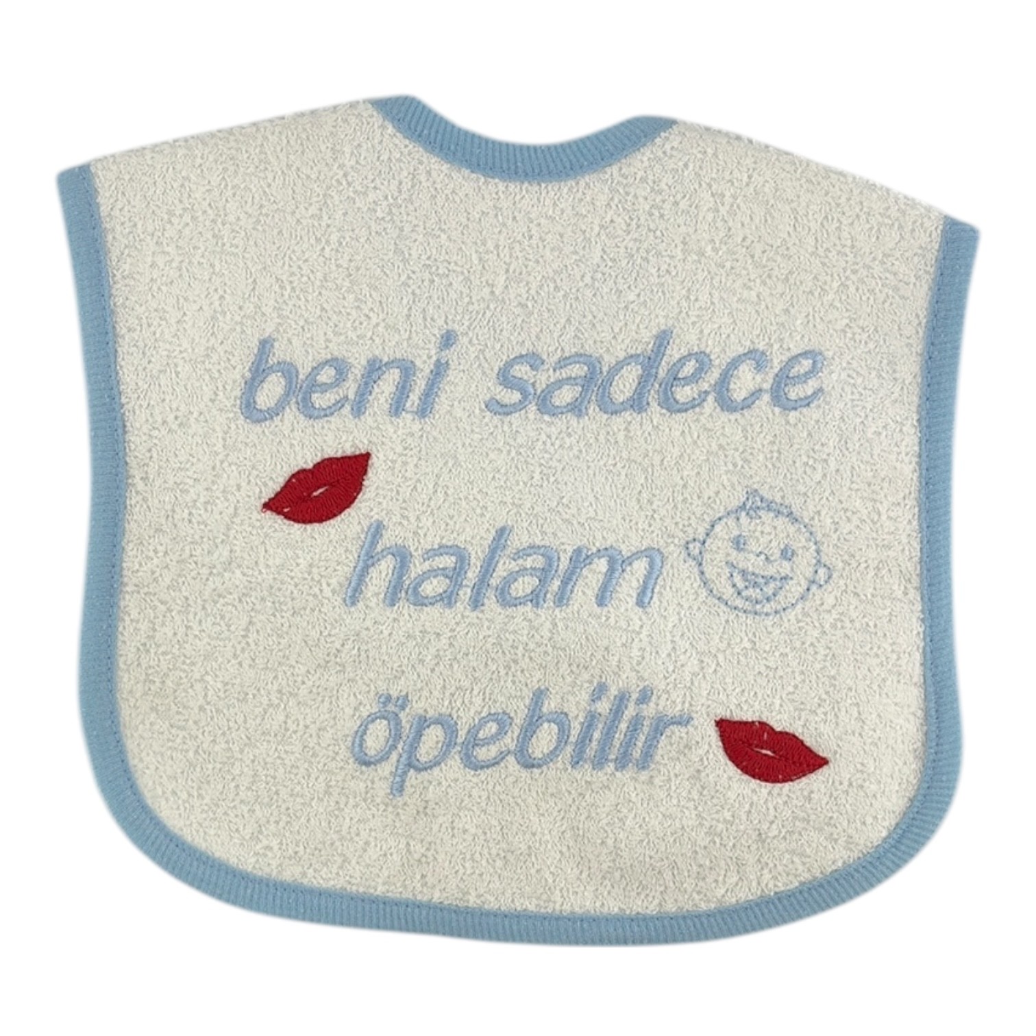 Erkek Önlük Beni Sadece Halam Öpebilir Yazılı