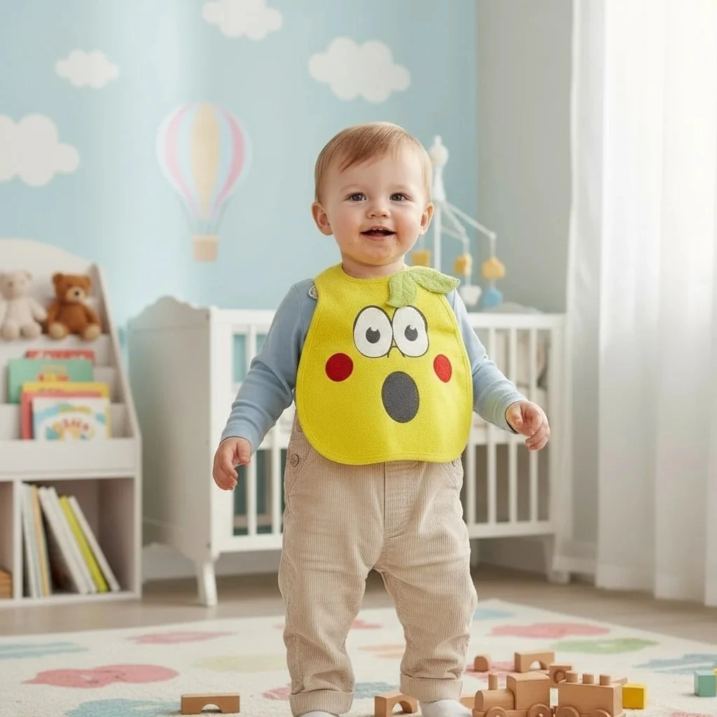 Armut Desenli Bebek Önlük