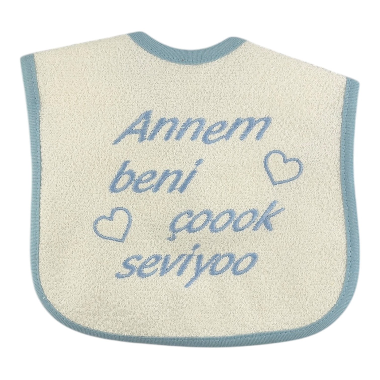 Erkek Önlük Annem Beni Çok Seviyor Yazılı