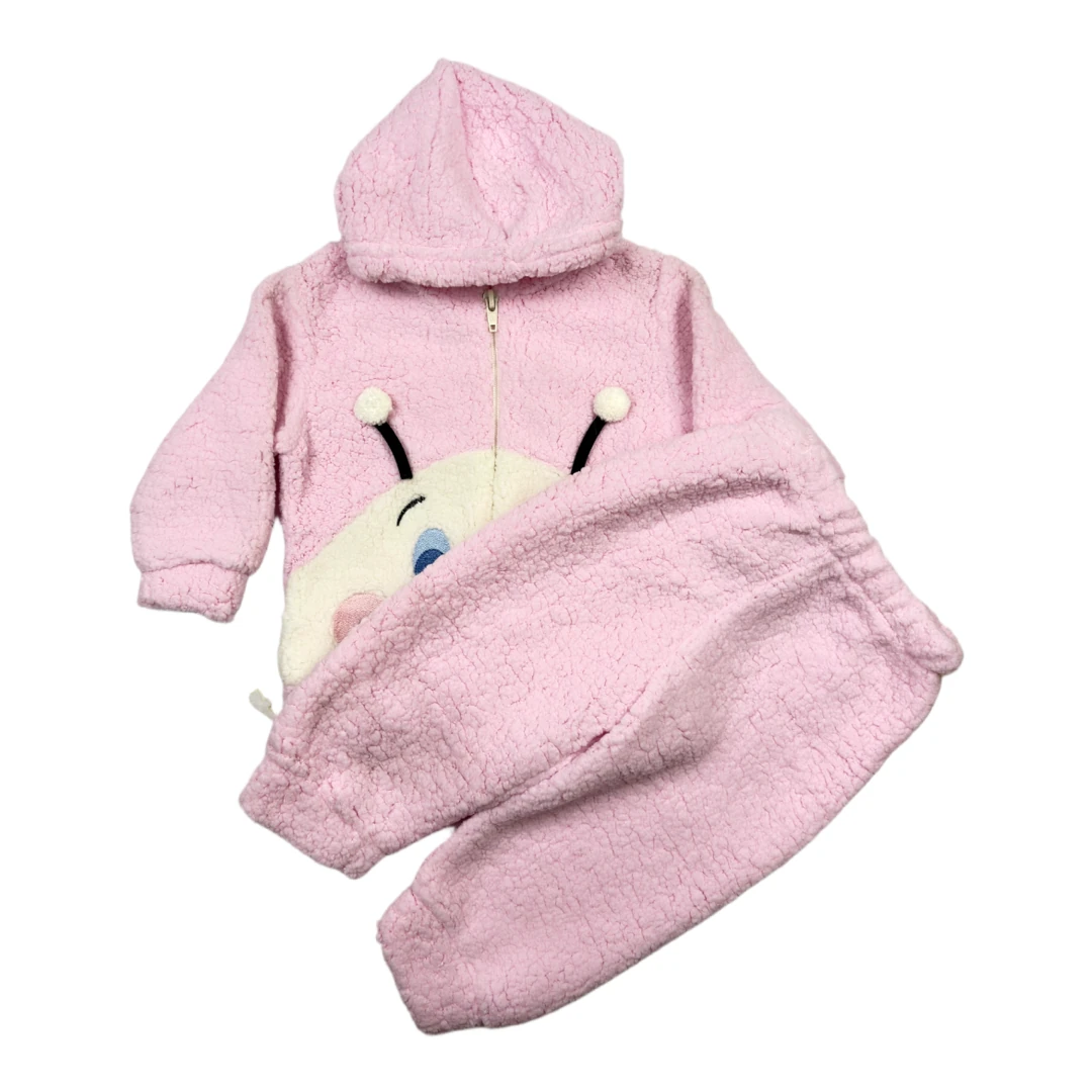 Tırtıl Figürlü İkili Kız Çocuk Takım